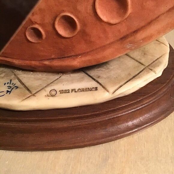 Rare Giuseppe Armani 1982 Ceramic Sculpture Pirates Boy & Girl Rocking Horse - Picture 6 of 8